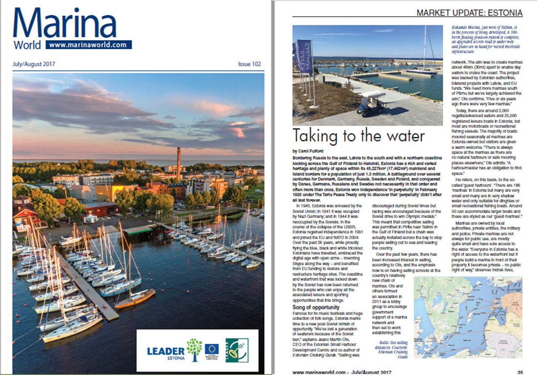 Estonian harbours in Marina World