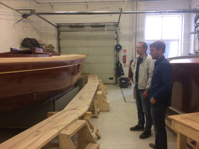 Visit of Samuel Jefferson, Sailing Today at Swiss Performance Yacht, on the picture together with CEO Mairold Metsaviir